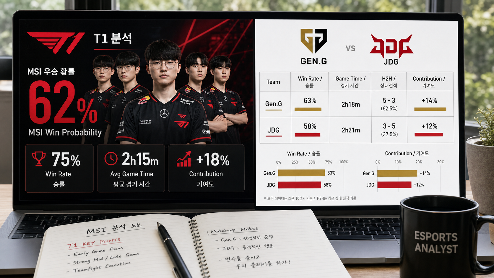 롤 MSI T1 우승 확률 예측하는 데이터 활용법
