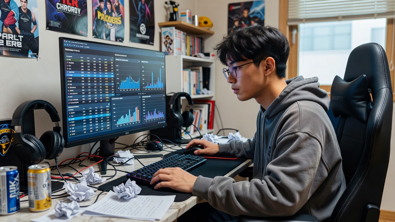 op.gg T1 미드 페이지 기본 활용법을 보여주는 화면